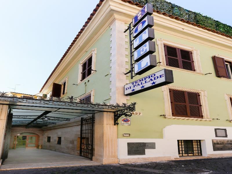 רומא Hotel Tempio Di Pallade מראה חיצוני תמונה