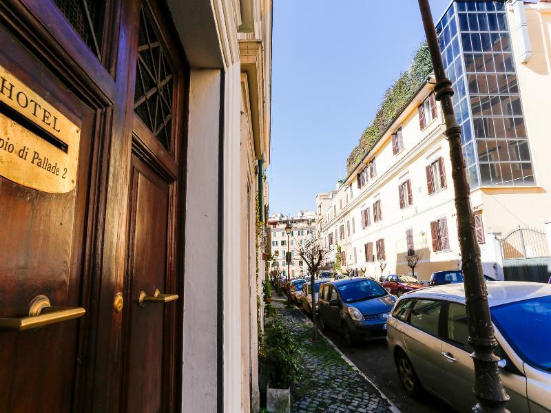 רומא Hotel Tempio Di Pallade מראה חיצוני תמונה